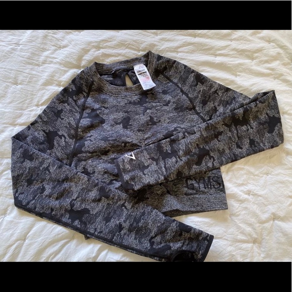Gymshark Camo crop